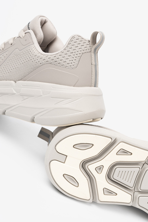 cor de marfim calçado desportivo com malha McArthur