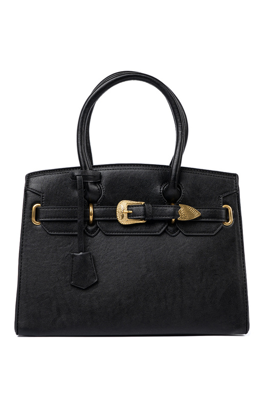 preto Bolsa com fivela decorativa Para douradom kolorze