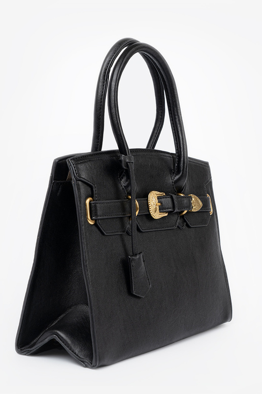 preto Bolsa com fivela decorativa Para douradom kolorze