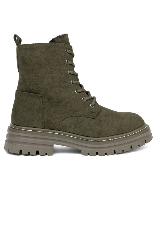 cor cáqui mulheres Botas z zamszoParaym Paraykończeniem Sergio Leone