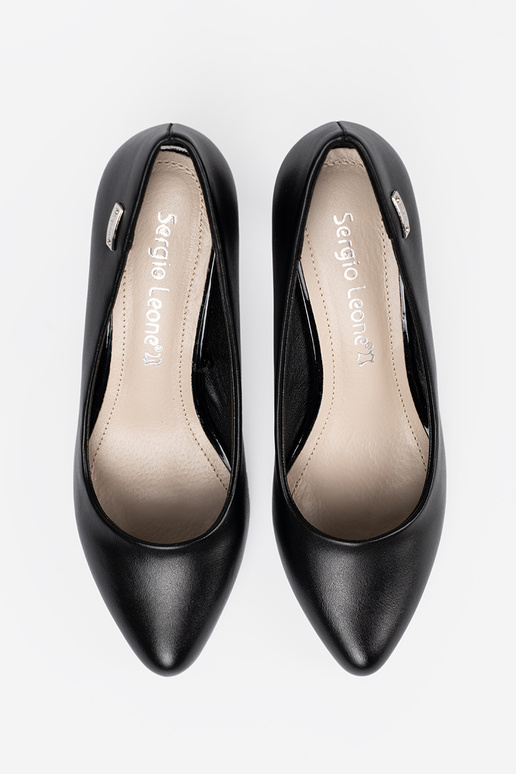 À moda salto alto de salto alto Para kolorze cor pretam Sergio Leone