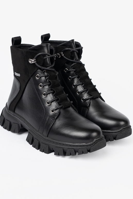 cor preta sapato z masyParaną podeszParaą i suParaakiem Sergio Leone