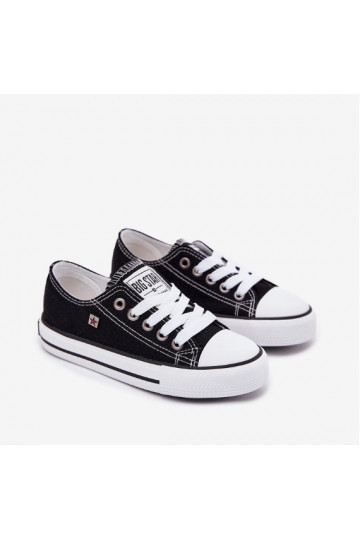 sapatos casuais Infantil Big Star FF374206 cor preta