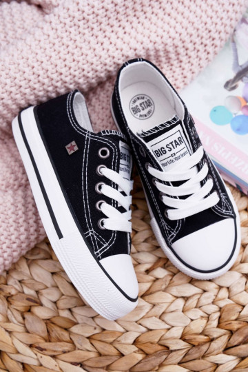 sapatos casuais Infantil Big Star FF374206 cor preta 2