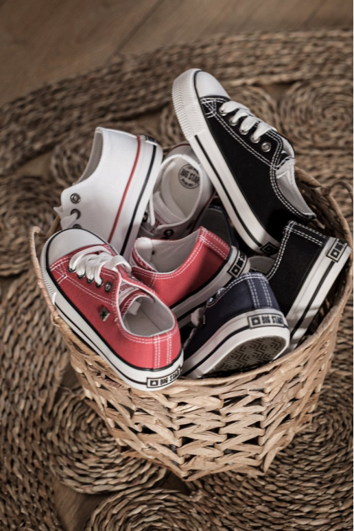 sapatos casuais Infantil Big Star FF374206 cor preta