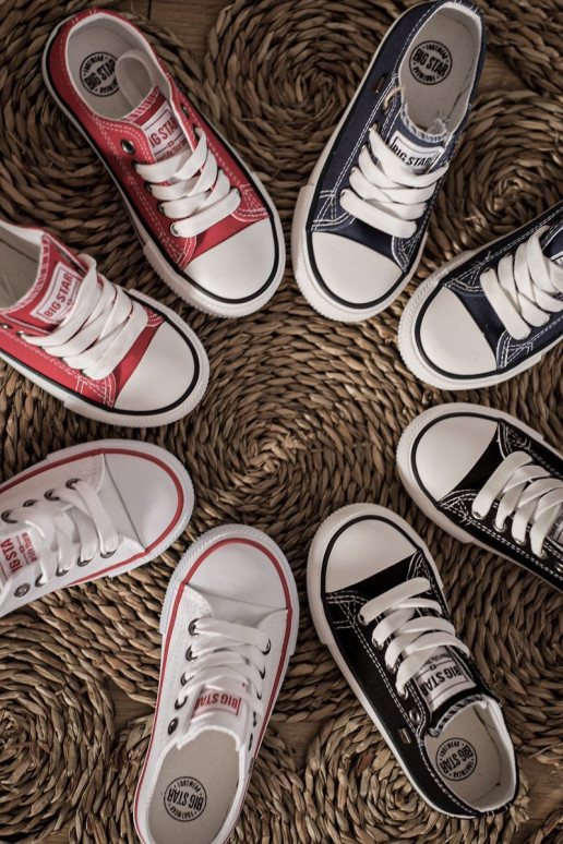 sapatos casuais Infantil Big Star FF374206 cor preta