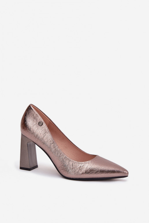 Sapatos de salto alto Vinceza 62252 cor cinza Sapatos de salto alto Vinceza 62252 cor cinza