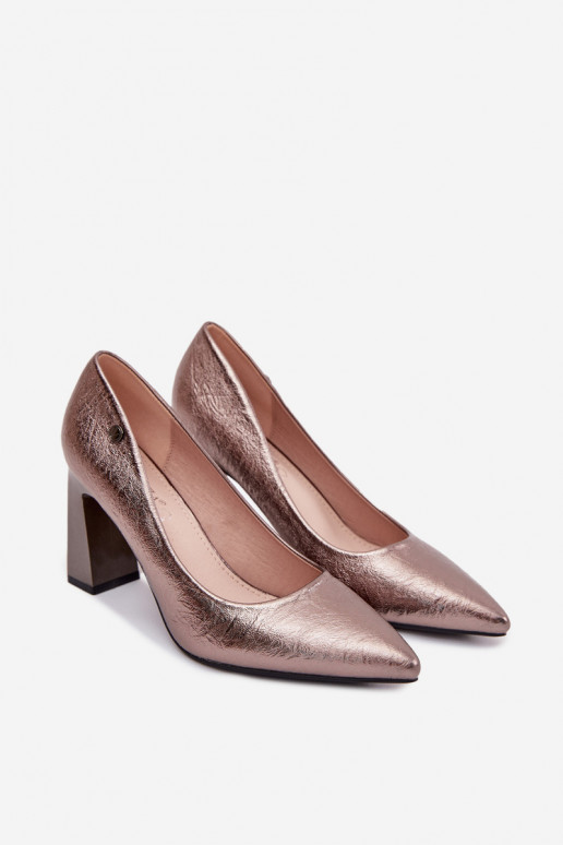 Sapatos de salto alto Vinceza 62252 cor cinza Sapatos de salto alto Vinceza 62252 cor cinza