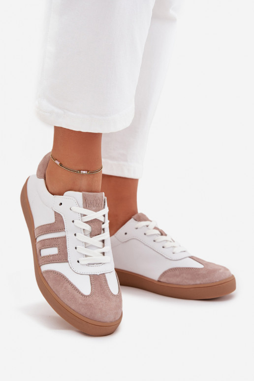 Pele À modalo de tênis Feminino Vinceza 79557 Branco-bege Pele À modalo de tênis Feminino Vinceza 79557 Branco-bege