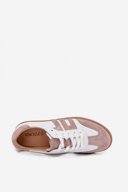 Pele À modalo de tênis Feminino Vinceza 79557 Branco-bege Pele À modalo de tênis Feminino Vinceza 79557 Branco-bege
