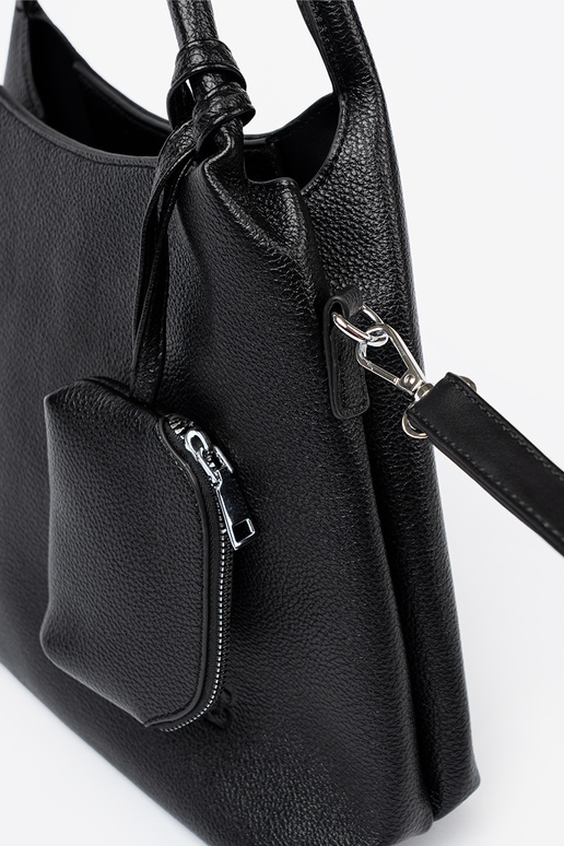 Elegante preto Bolsa z kosmetyczką Para środku