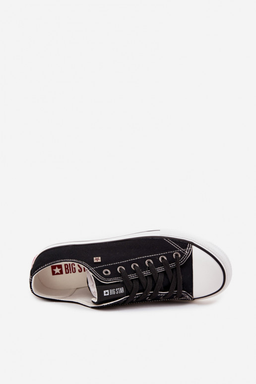 Sapatos casuais masculinos Baixo  Big Star DD174504 cor preta