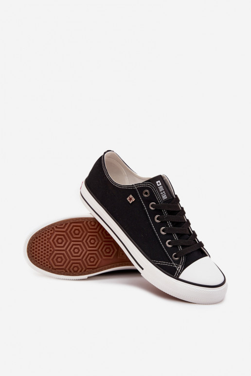 Sapatos casuais masculinos Baixo  Big Star DD174504 cor preta