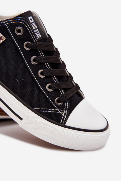 Sapatos casuais masculinos Baixo  Big Star DD174504 cor preta