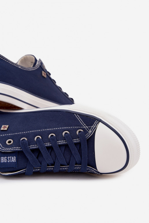 Sapatos casuais masculinos Baixo  Big Star DD174503 azul escuro