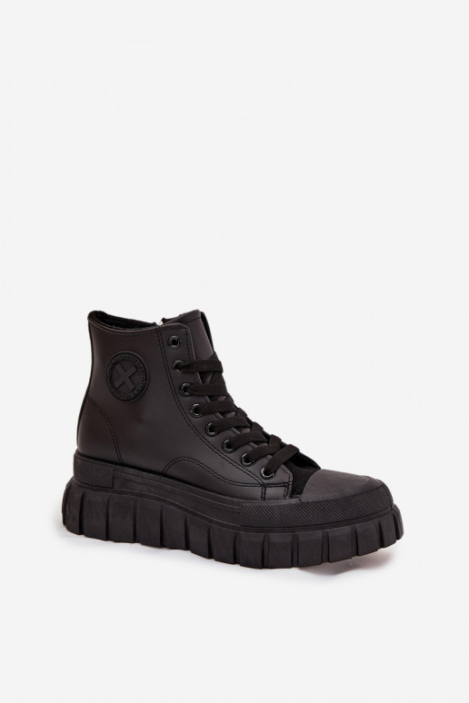 aquecimento sapatos de lazer com sola Feminino com uma plataforma Trancar cor preta Sarira aquecimento sapatos de lazer com sola Feminino com uma plataforma Trancar cor preta Sarira