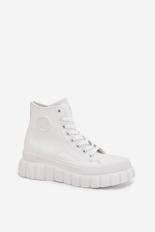 aquecimento sapatos de lazer com sola Feminino com uma plataforma Trancar cor branca Sarira aquecimento sapatos de lazer com sola Feminino com uma plataforma Trancar cor branca Sarira