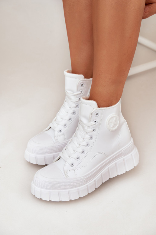 aquecimento sapatos de lazer com sola Feminino com uma plataforma Trancar cor branca Sarira aquecimento sapatos de lazer com sola Feminino com uma plataforma Trancar cor branca Sarira