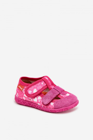 Chinelos infantis Milami com fechos adesivos, cinzas Reathiana