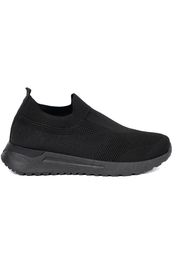 Sapatos de estilo esportivo typu slip-on Para cor pretam kolorze 2