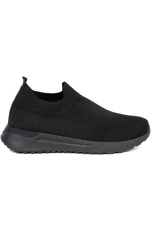 Sapatos de estilo esportivo typu slip-on Para cor pretam kolorze