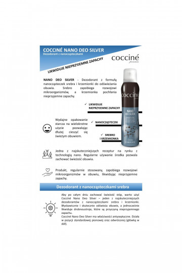 Coccine Habilitadono Deo Silver Ambientador de sapatos 75ml 2