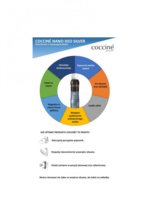 Coccine Habilitadono Deo Silver Ambientador de sapatos 75ml