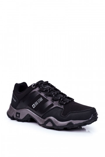 Botas de caminhada masculinas Big Star Outdoor pretas GG174269
