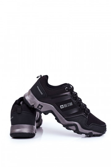Botas de caminhada masculinas Big Star Outdoor pretas GG174269 2
