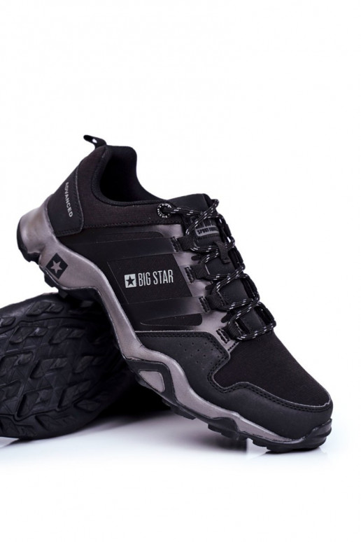 Botas de caminhada para homem Big Star Outdoor cor preta GG174269