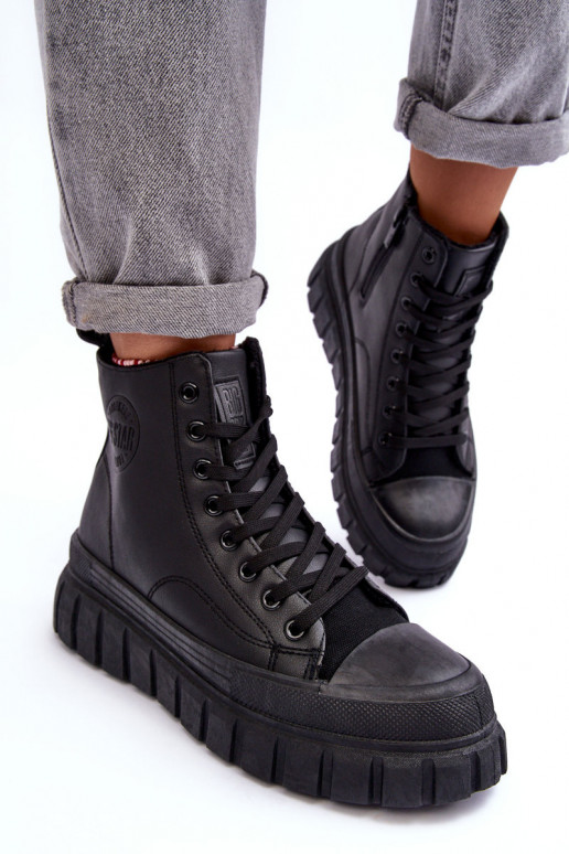 aquecimento Pele sapatos casuais Casal o castelo Big Star MM274625 cor preta aquecimento Pele sapatos casuais Casal o castelo Big Star MM274625 cor preta