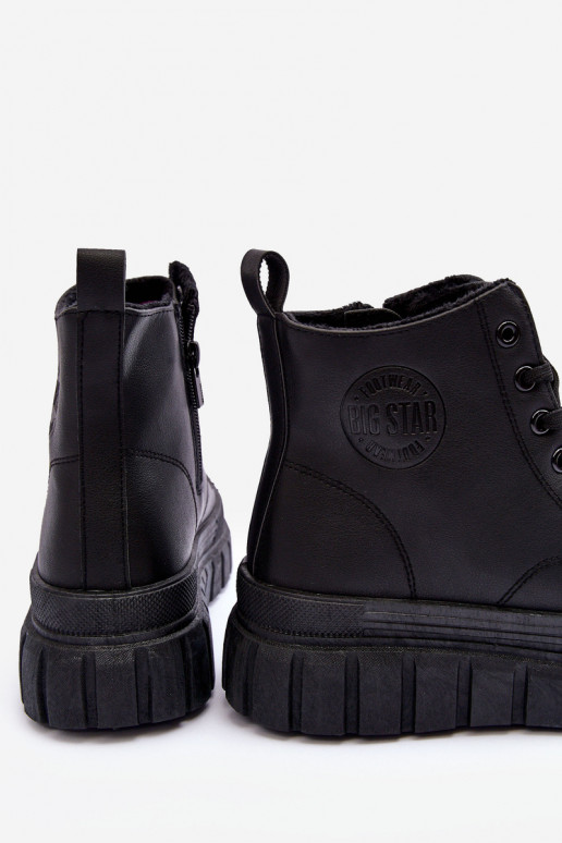 aquecimento Pele sapatos casuais Casal o castelo Big Star MM274625 cor preta aquecimento Pele sapatos casuais Casal o castelo Big Star MM274625 cor preta