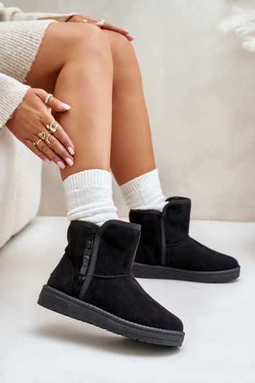 Botas de neve Feminino Big Star OO274A163 cor preta