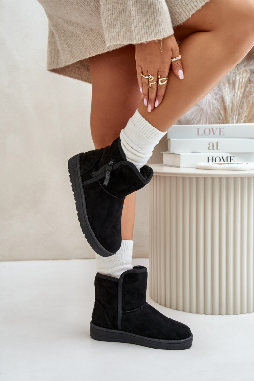 Botas de neve Feminino Big Star OO274A163 cor preta