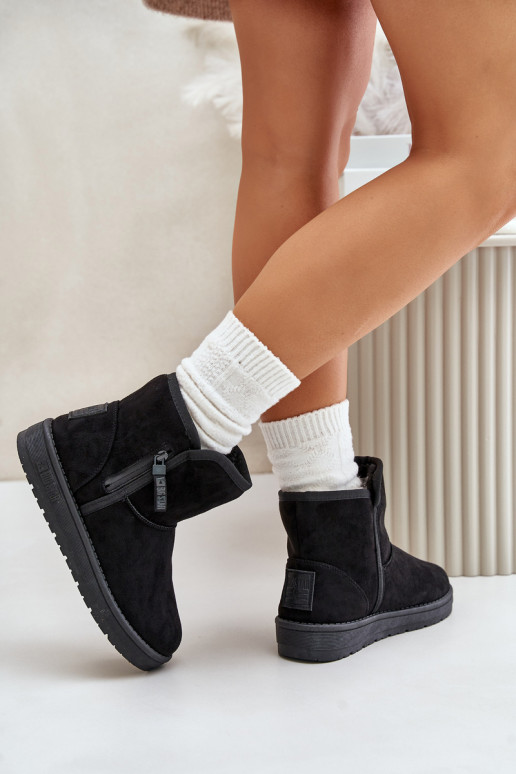 Botas de neve Feminino Big Star OO274A163 cor preta