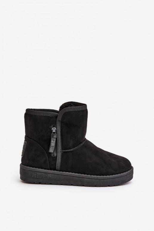 Botas de neve Feminino Big Star OO274A163 cor preta