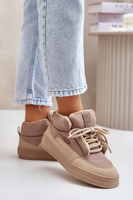 Botas de neve Feminino Big Star OO274A532 bege Botas de neve Feminino Big Star OO274A532 bege