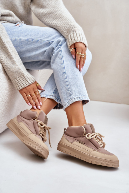 Botas de neve Feminino Big Star OO274A532 bege Botas de neve Feminino Big Star OO274A532 bege