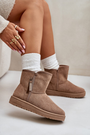 Botas de neve Feminino Big Star OO274A165 bege 2