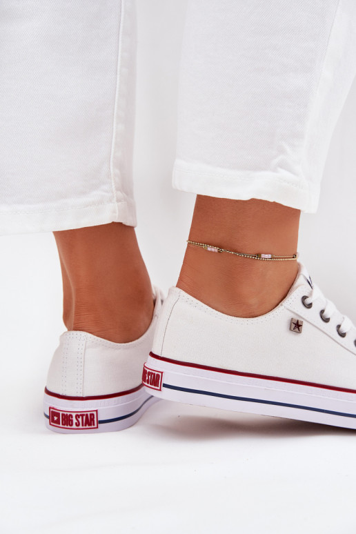 Sapatos de lazer Baixo Big Star DD274A232 cor branca