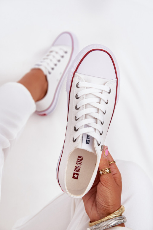 Sapatos de lazer Baixo Big Star DD274A232 cor branca