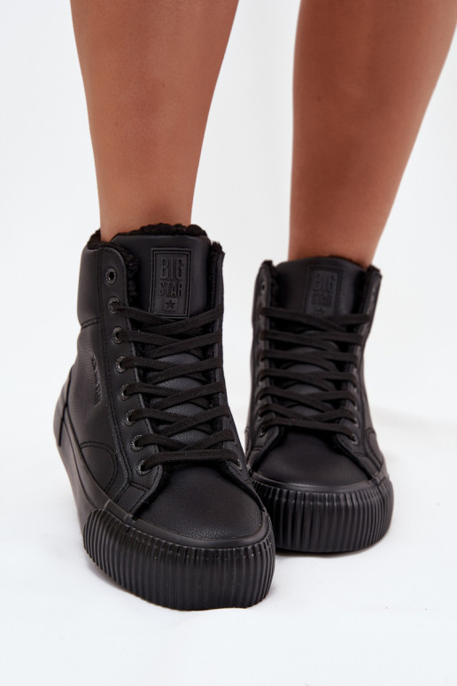 aquecimento Sapatos de lazer com uma plataforma Big Star OO274796 cor preta