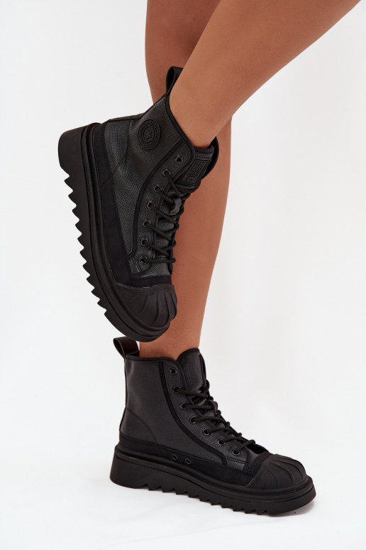 sapatos de lazer com sola Feminino aquecimento Big Star OO274A355 cor preta sapatos de lazer com sola Feminino aquecimento Big Star OO274A355 cor preta