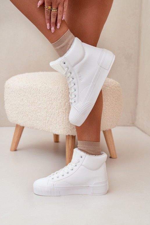 aquecimento Sapatos de lazer com uma plataforma Big Star OO274794 cor branca