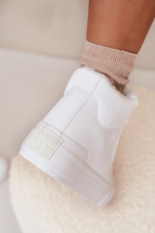 aquecimento Sapatos de lazer com uma plataforma Big Star OO274794 cor branca