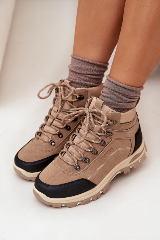 botas de caminhada Feminino Big Star SS274095 bege