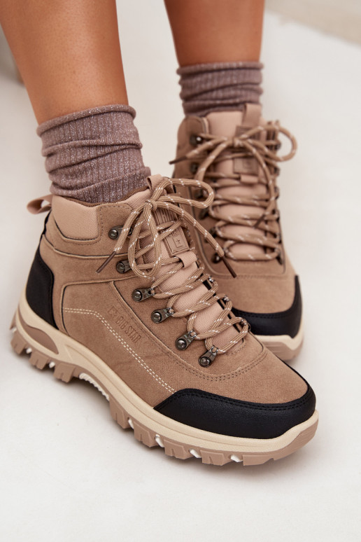 botas de caminhada Feminino Big Star SS274095 bege