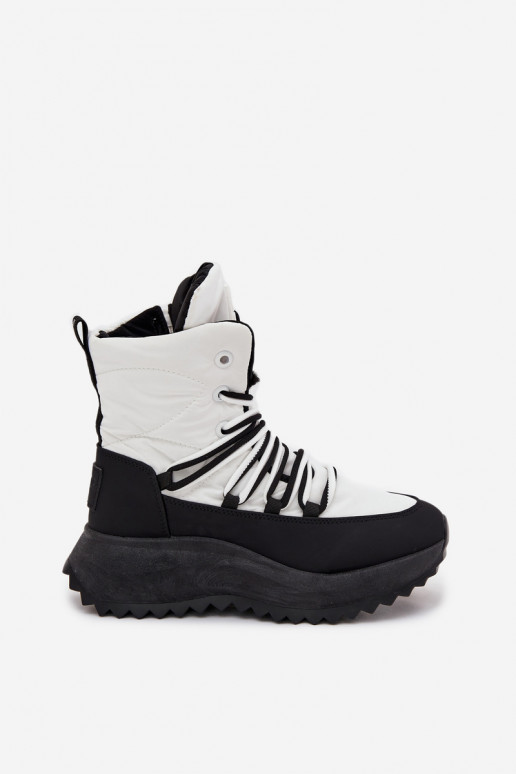 Botas de neve Feminino Casal o castelo Big Star SS274060 Branco-cor preta