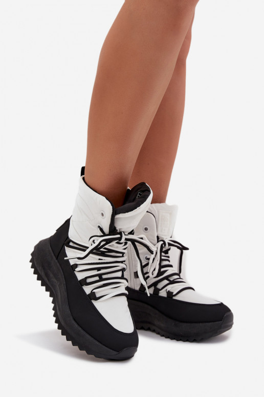 Botas de neve Feminino Casal o castelo Big Star SS274060 Branco-cor preta