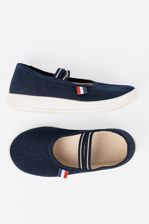  cor azul sapato z flexívelm paskiem